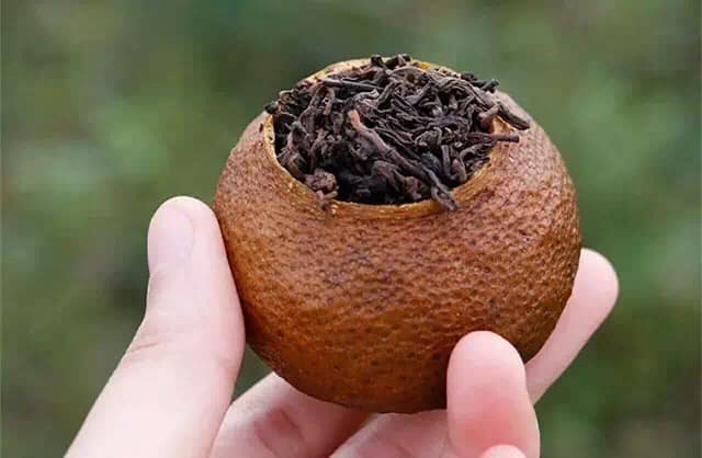 GanPu Cha (Shu Puerh in Tangerine), 柑普茶