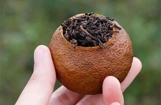 GanPu Cha (Shu Puerh in Tangerine), 柑普茶