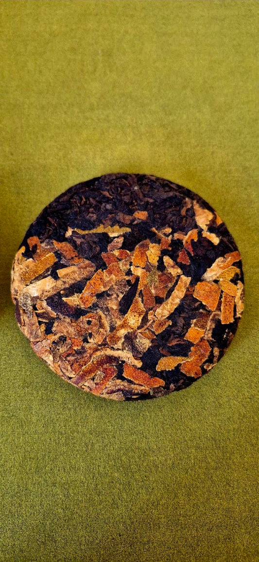 Chenpi Shu Puerh with tangerine peel