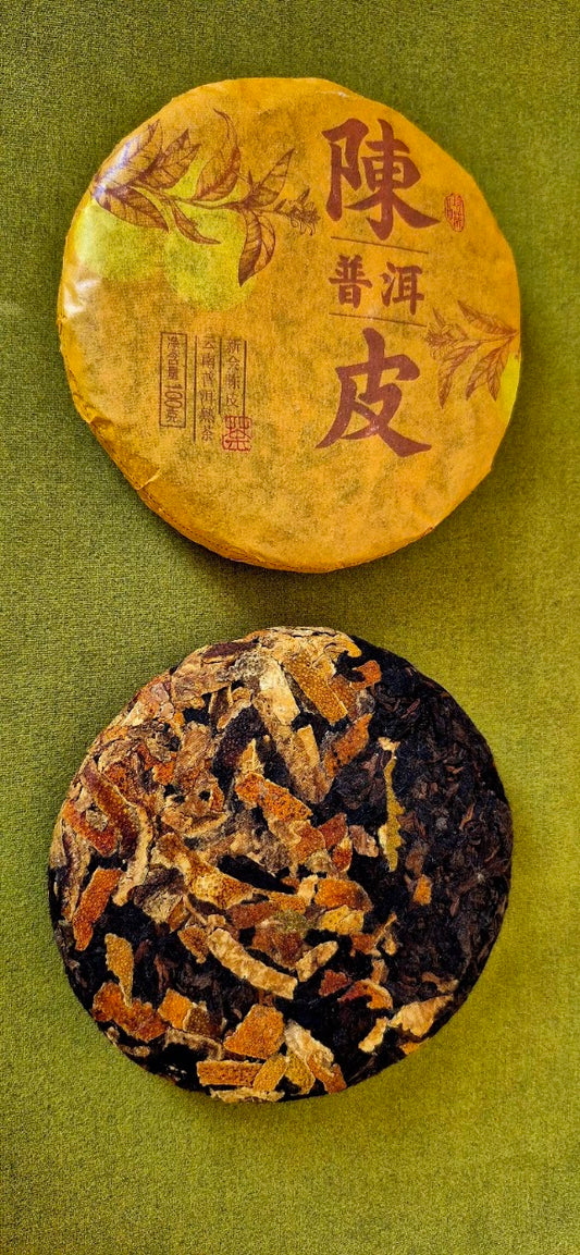 Chenpi Shu Puerh with tangerine peel